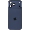 Back Housing W/ Charging Port Flex & Small Parts For iPhone 17 Pro Max (US Version) (Used OEM Pull: Grade C) (Deep Blue)
