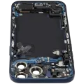 Back Housing W/ Charging Port Flex & Small Parts For iPhone 17 Pro Max (US Version) (Used OEM Pull: Grade C) (Deep Blue)