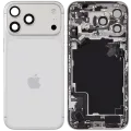 Back Housing W/ Charging Port Flex & Small Parts For iPhone 17 Pro Max (EU / Global Version) (Used OEM Pull: Grade B) (Silver)