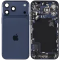 Back Housing W/ Charging Port Flex & Small Parts For iPhone 17 Pro Max (EU / Global Version) (Used OEM Pull: Grade B) (Deep Blue)