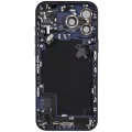 Back Housing W/ Charging Port Flex & Small Parts For iPhone 17 Pro Max (EU / Global Version) (Used OEM Pull: Grade B) (Deep Blue)