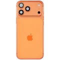 Back Housing W/ Charging Port Flex & Small Parts For iPhone 17 Pro Max (EU / Global Version) (Used OEM Pull: Grade C) (Cosmic Orange)