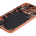 Back Housing W/ Charging Port Flex & Small Parts For iPhone 17 Pro Max (EU / Global Version) (Used OEM Pull: Grade C) (Cosmic Orange)