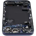 Back Housing W/ Charging Port Flex & Small Parts For iPhone 17 Pro Max (EU / Global Version) (Used OEM Pull: Grade C) (Deep Blue)