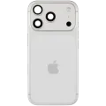 Back Housing W/ Charging Port Flex & Small Parts For iPhone 17 Pro (US Version) (Used OEM Pull: Grade B) (Silver)