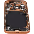 Back Housing W/ Charging Port Flex & Small Parts For iPhone 17 Pro (US Version) (Used OEM Pull: Grade B) (Cosmic Orange)