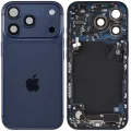 Back Housing W/ Charging Port Flex & Small Parts For iPhone 17 Pro (US Version) (Used OEM Pull: Grade B) (Deep Blue)