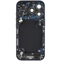 Back Housing W/ Charging Port Flex & Small Parts For iPhone 17 Pro (US Version) (Used OEM Pull: Grade B) (Deep Blue)