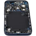 Back Housing W/ Charging Port Flex & Small Parts For iPhone 17 Pro (US Version) (Used OEM Pull: Grade B) (Deep Blue)