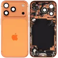 Back Housing W/ Charging Port Flex & Small Parts For iPhone 17 Pro (US Version) (Used OEM Pull: Grade C) (Cosmic Orange)