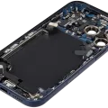 Back Housing W/ Charging Port Flex & Small Parts For iPhone 17 Pro (US Version) (Used OEM Pull: Grade C) (Deep Blue)
