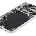 Корпус зі шлейфом зарядки й дрібними деталями для iPhone 17 Pro (EU / Global Version) (Used OEM Pull: Grade B) (сріблястий)