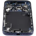 Back Housing W/ Charging Port Flex & Small Parts For iPhone 17 Pro (EU / Global Version) (Used OEM Pull: Grade B) (Deep Blue)