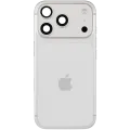 Back Housing W/ Charging Port Flex & Small Parts For iPhone 17 Pro (EU / Global Version) (Used OEM Pull: Grade C) (Silver)