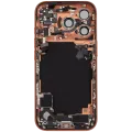 Back Housing W/ Charging Port Flex & Small Parts For iPhone 17 Pro (EU / Global Version) (Used OEM Pull: Grade C) (Cosmic Orange)