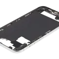 Mid-Frame Housing W/ Charging Port Flex & Small Parts For iPhone Air (US / EU Version) (Used OEM Pull: Grade B) (Cloud White)