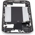 Mid-Frame Housing W/ Charging Port Flex & Small Parts For iPhone Air (US / EU Version) (Used OEM Pull: Grade B) (Cloud White)