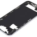 Mid-Frame Housing W/ Charging Port Flex & Small Parts For iPhone Air (US / EU Version) (Used OEM Pull: Grade B) (Sky Blue)
