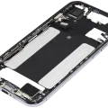 Mid-Frame Housing W/ Charging Port Flex & Small Parts For iPhone Air (US / EU Version) (Used OEM Pull: Grade C) (Sky Blue)