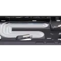Mid-Frame Housing W/ Charging Port Flex & Small Parts For iPhone 17 (US Version) (Used OEM Pull: Grade B) (Black)
