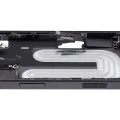 Mid-Frame Housing W/ Charging Port Flex & Small Parts For iPhone 17 (US Version) (Used OEM Pull: Grade B) (Black)