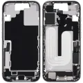 Mid-Frame Housing W/ Charging Port Flex & Small Parts For iPhone 17 (US Version) (Used OEM Pull: Grade C) (White)