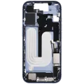 Mid-Frame Housing W/ Charging Port Flex & Small Parts For iPhone 17 (US Version) (Used OEM Pull: Grade C) (Mist Blue)