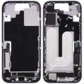 Mid-Frame Housing W/ Charging Port Flex & Small Parts For iPhone 17 (US Version) (Used OEM Pull: Grade C) (Lavender)
