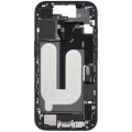 Середня рамка зі шлейфом зарядки й дрібними деталями для iPhone 17 (EU / Global Version) (Used OEM Pull: Grade B) (чорний)
