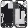 Mid-Frame Housing W/ Charging Port Flex & Small Parts For iPhone 17 (EU / Global Version) (Used OEM Pull: Grade B) (White)