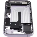 Mid-Frame Housing W/ Charging Port Flex & Small Parts For iPhone 17 (EU / Global Version) (Used OEM Pull: Grade B) (Lavender)