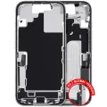 Mid-Frame Housing W/ Charging Port Flex & Small Parts For iPhone 17 (EU / Global Version) (Used OEM Pull: Grade C) (White)