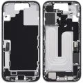 Mid-Frame Housing W/ Charging Port Flex & Small Parts For iPhone 17 (EU / Global Version) (Used OEM Pull: Grade C) (White)