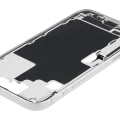 Mid-Frame Housing W/ Charging Port Flex & Small Parts For iPhone 17 (EU / Global Version) (Used OEM Pull: Grade C) (White)