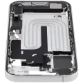 Mid-Frame Housing W/ Charging Port Flex & Small Parts For iPhone 17 (EU / Global Version) (Used OEM Pull: Grade C) (White)