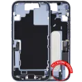 Mid-Frame Housing W/ Charging Port Flex & Small Parts For iPhone 17 (EU / Global Version) (Used OEM Pull: Grade C) (Mist Blue)