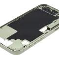 Mid-Frame Housing W/ Charging Port Flex & Small Parts For iPhone 17 (EU / Global Version) (Used OEM Pull: Grade C) (Sage)