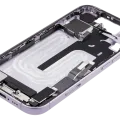 Mid-Frame Housing W/ Charging Port Flex & Small Parts For iPhone 17 (EU / Global Version) (Used OEM Pull: Grade C) (Lavender)
