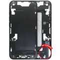 Mid-Frame Housing W/ Charging Port Flex & Small Parts For iPhone 16e / 17e (US Version) (Used OEM Pull: Grade C) (Black)