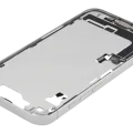 Mid-Frame Housing W/ Charging Port Flex & Small Parts For iPhone 16e / 17e (US Version) (Used OEM Pull: Grade C) (White)