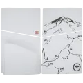 Faceplate Cover (Top & Bottom) For PlayStation 5 Slim (Disc Edition) (Ghost Of Yotei) (Black)