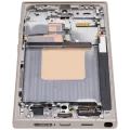 OLED Assembly With Frame For Samsung Galaxy S24 Ultra (US & International Version) (Aftermarket Pro) (120Hz) (Titanium Yellow)