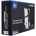 KJH Charging Stand for PlayStation 5 / PlayStation 5 Pro / PlayStation 5 Slim (Retail Packaging) (White)