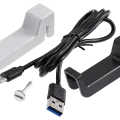 KJH Charging Stand for PlayStation 5 / PlayStation 5 Pro / PlayStation 5 Slim (Retail Packaging) (White)