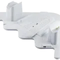 KJH Charging Stand for PlayStation 5 / PlayStation 5 Pro / PlayStation 5 Slim (Retail Packaging) (White)