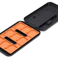 KJH Card Box Stand for Nintendo Switch / Switch 2 / Switch Lite / Switch OLED Console (Retail Packaging) (Orange)