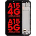 OLED Assembly With Frame Compatible For Samsung Galaxy A15 4G (A155 / 2023) / A15 5G (A156 / 2023) (6.36")(Aftermarket Plus) (All Colors)