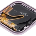 LCD Assembly With Frame For Garmin Venu SQ (2020) (Premium) (Orchid)