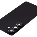 Back Cover Glass With Camera Lens For Samsung Galaxy S26 (Aftermarket Plus) (Black)