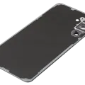 Back Cover Glass With Camera Lens For Samsung Galaxy S26 Plus (Aftermarket Plus) (Silver Shadow)